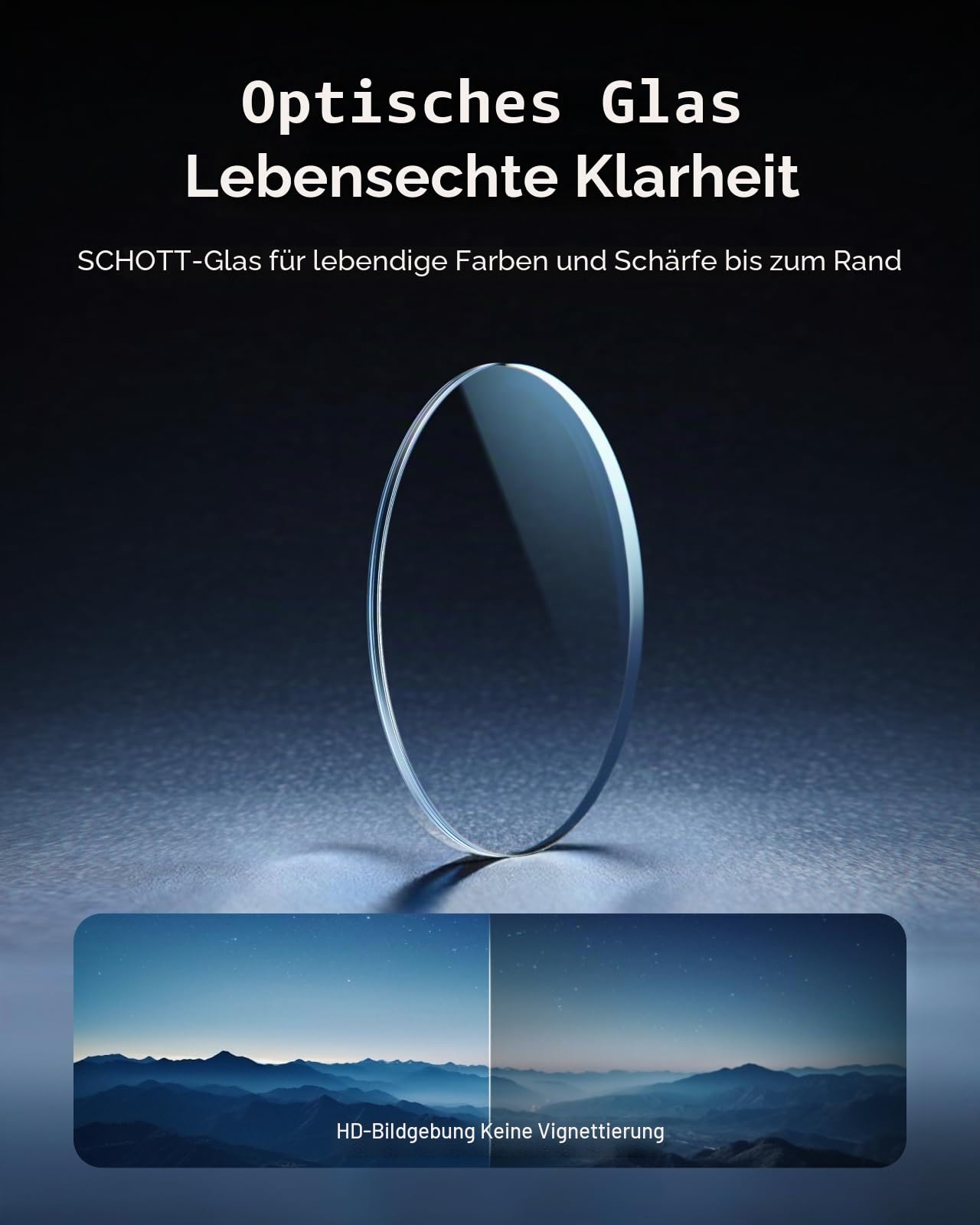 TELESIN Filter Set für DJI Osmo Action 5 Pro/4/3, VND 2–32 Variabler ND-Filter, CPL-Polarisationsfilter & UV-Schutzfilter-Kit, Aufsteckbare HD-Optikglasfilter für Vlogging Vlogging und Reisen usw.
