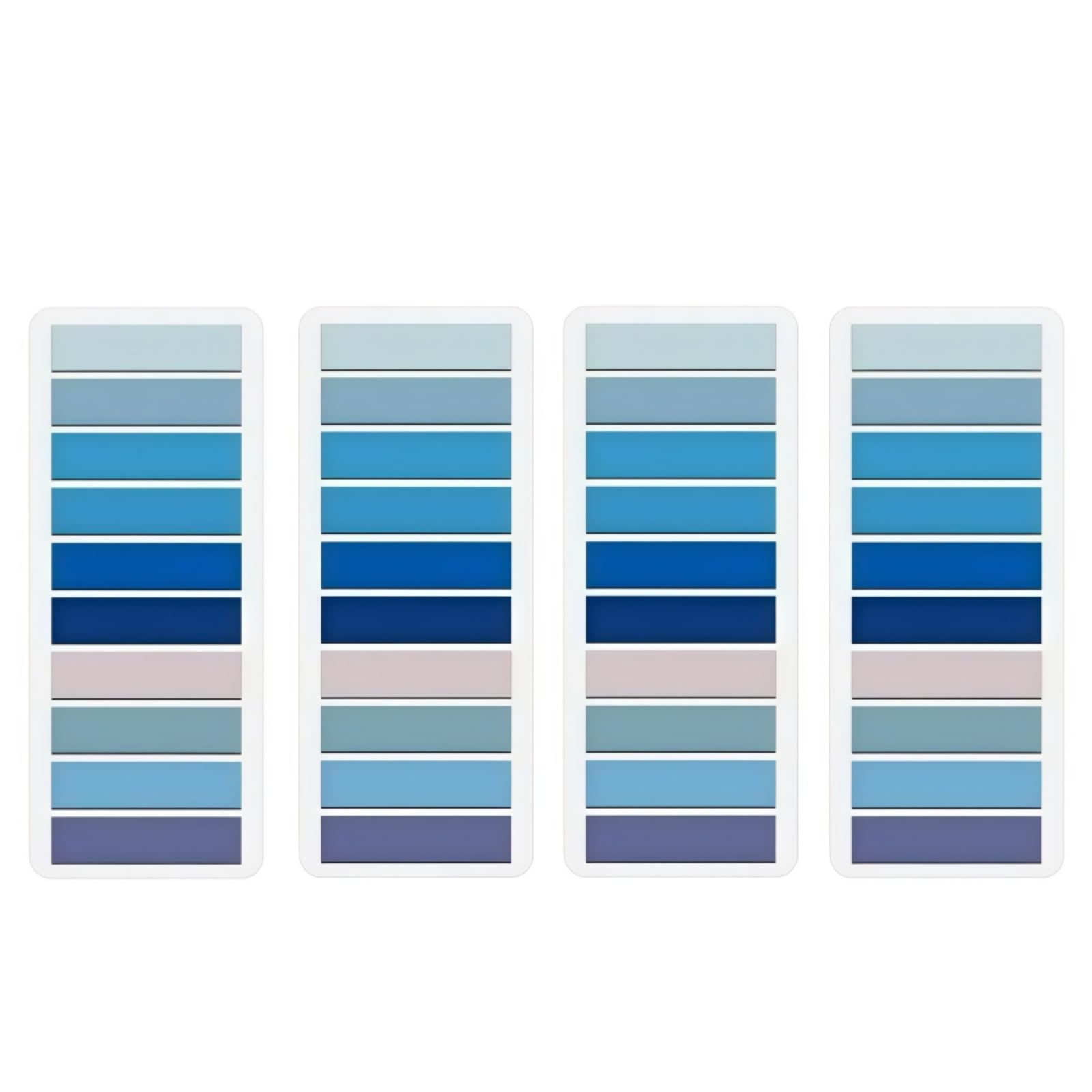 800 Pcs Blue Sticky Index Tabs, Page Markers Notes Tabs Writable and Repositionable Book Flags Tabs Strip Index Tabs Self-Stick Note Pads for Page Marking Classify File
