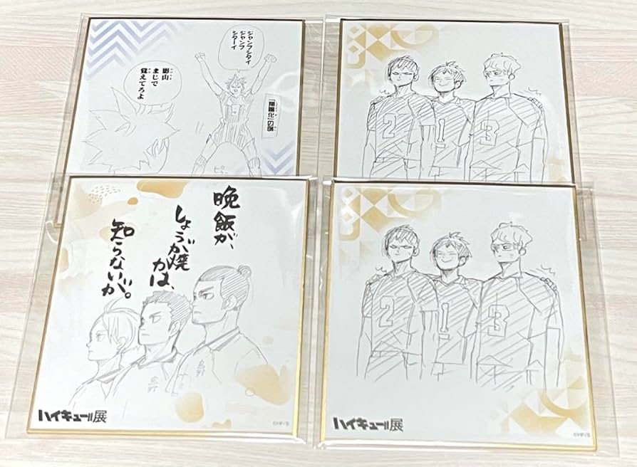 ハイキュー 展示 ハイキュー展 色紙 コンプリート ハイキュー 展示 ハイキュー展 色紙 コンプリート ハイキュー