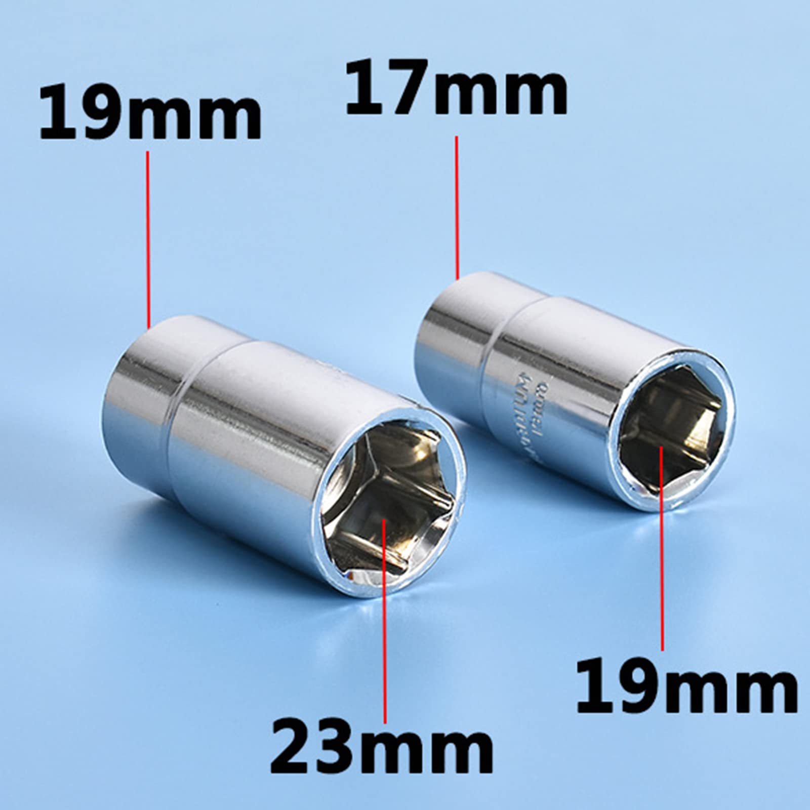 Llave de rueda de coche cruzada para automóvil de 17-19 mm, 21-23 mm, llave de vaso de desmontaje mecánica para taller, juego de llaves de neumático