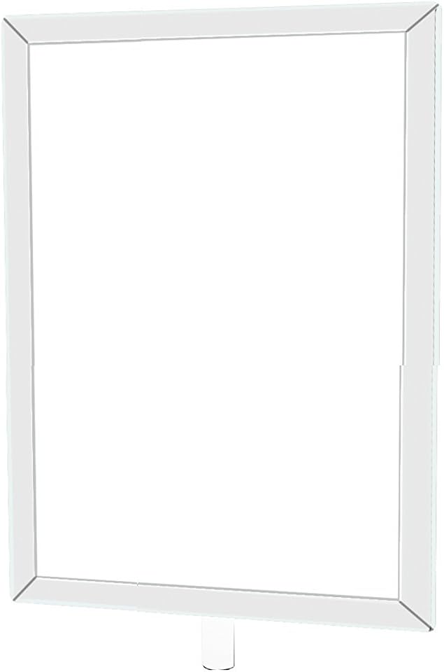 Lawrence metal FRAME-NOSC-1P-8511HD-V Heavy Duty Vertical Frame, Polished Chrome, 8.5" x 11"