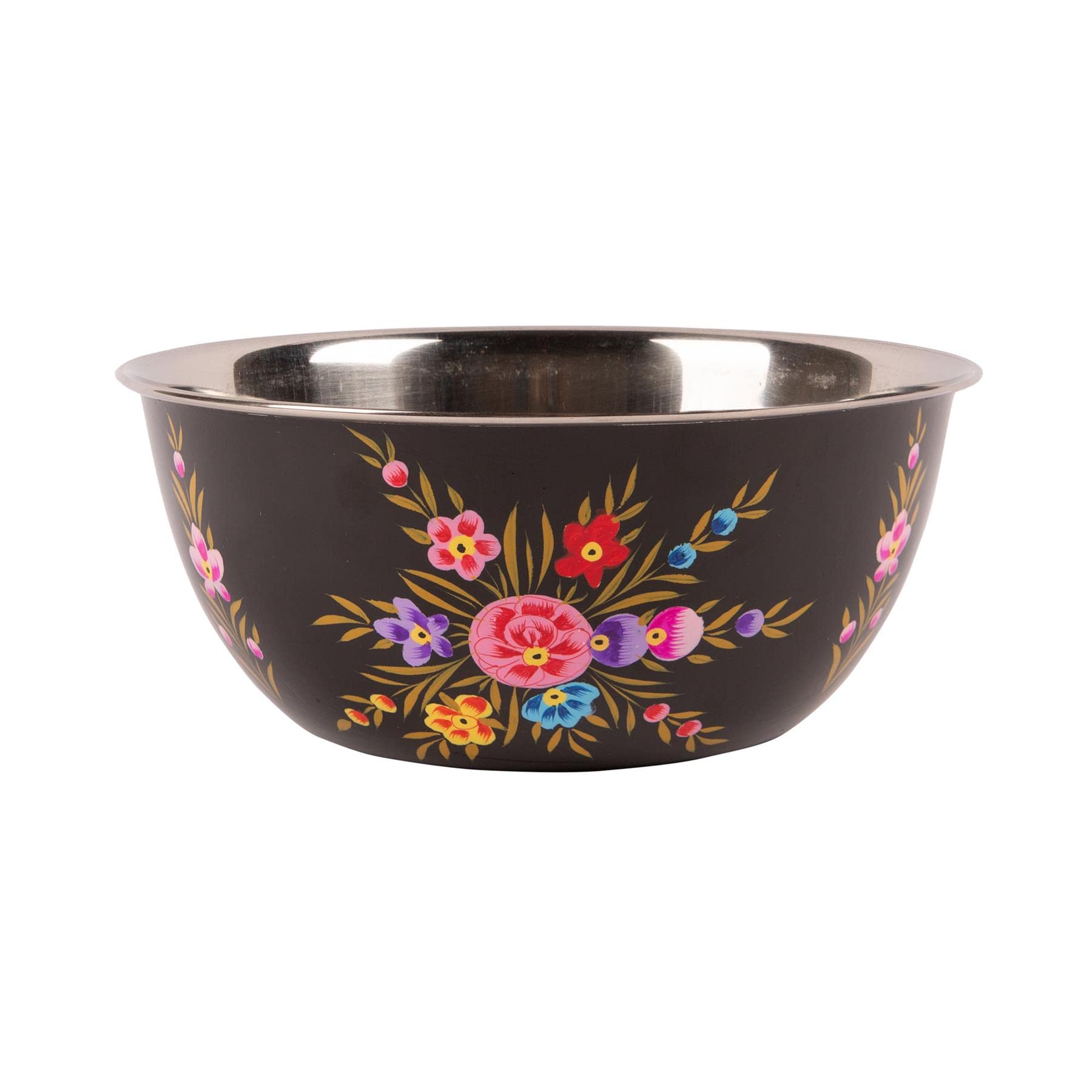 Billy Can Carbon Pansy 1X 21.5Cm Stainless Steel Camping Bowl - Reusable Picnic Party Pasta Food Dinner Serving Dinnerware Crockery Dishes - By Billycan