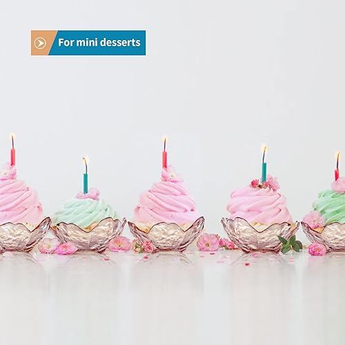 Miniatura 6 de 8 platos de cristal para salsa de soja Sakura, lindos mini cuencos de postre, pequeños platos apilables para aperitivos, condimentos, aperitivos,