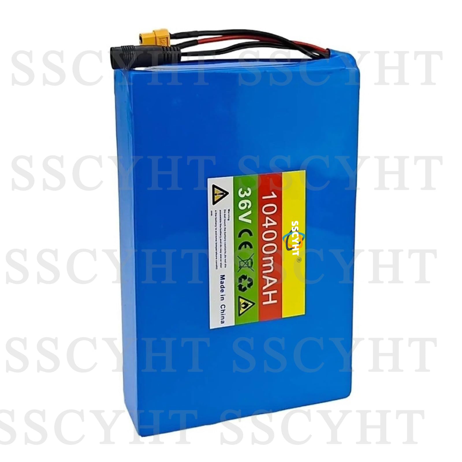 Batteria di Ricambio al Litio da 36 V 10,4 Ah 10400 mAh in PVC. | Batteria per monopattino elettrico, kit motore di riserva, scheda BMS intelligente, rimovibile, leggera