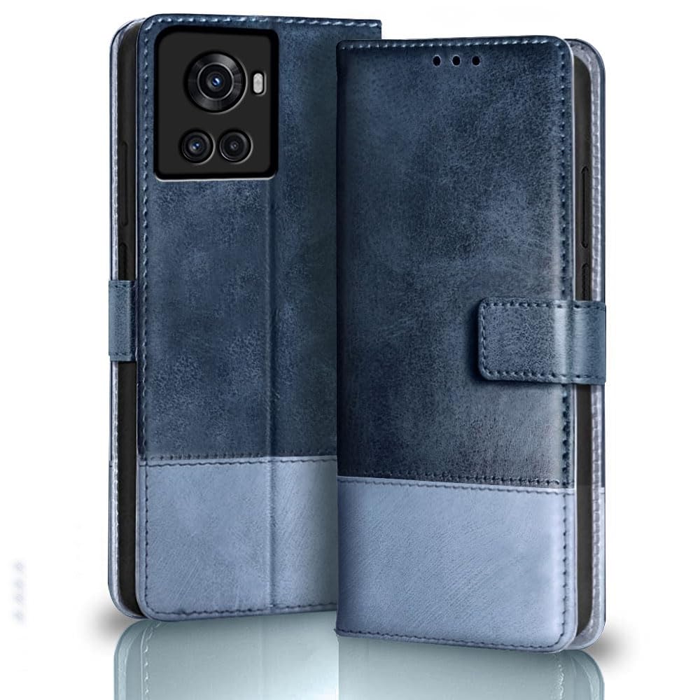 TheGiftKart Flip Back Cover Case for OnePlus 10R 5G / 10R Prime | Dual-Color Leather Finish | Inbuilt Stand & Pockets | Flip Back Cover Case for OnePlus 10R 5G / 10R Prime (Faux Leather, Blue & Sky) (B0CQRNDD9W) Amazon Price History, Amazon Price Tracker