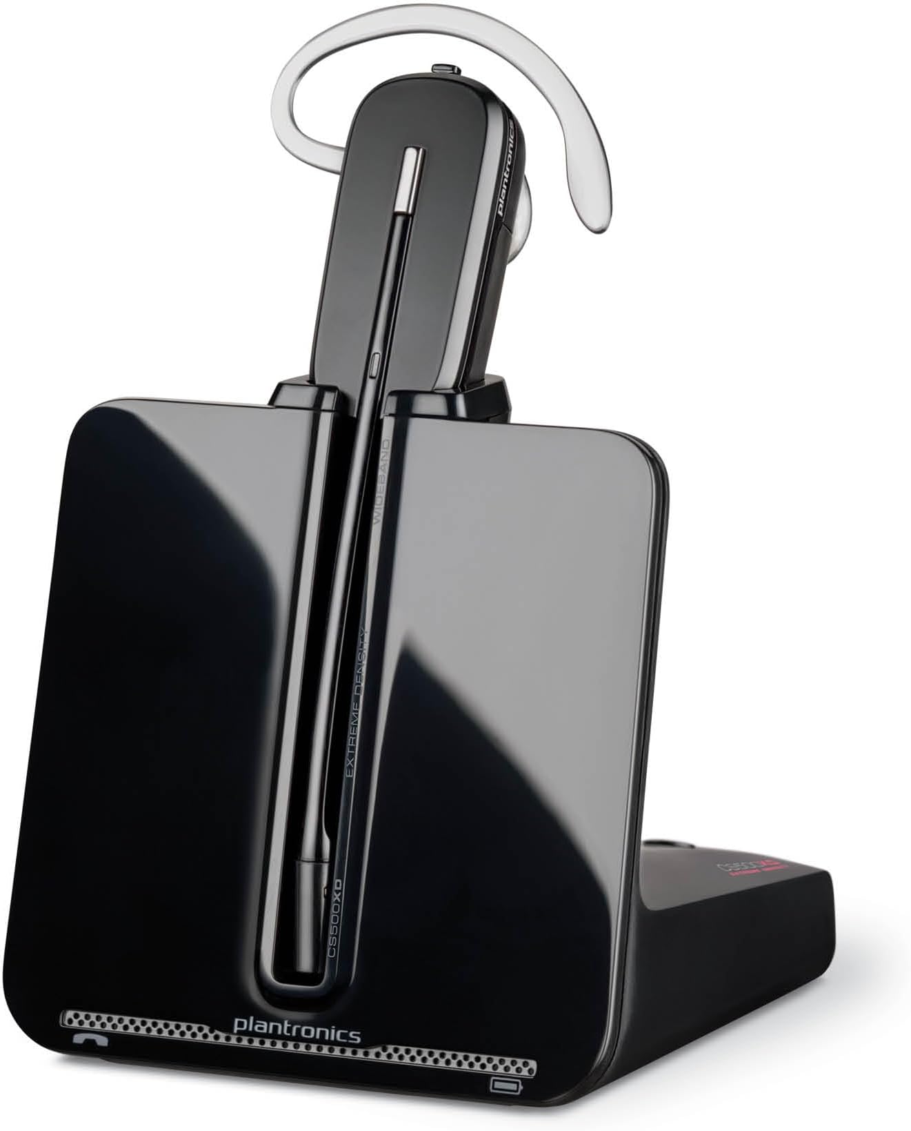 CS540 Wireless DECT Headset (Plantronics) – Single Ear (Mono) Convertible (3 wearing styles) – Connects to Desk Phone – Noise Canceling Microphone – Amazon Exclusive