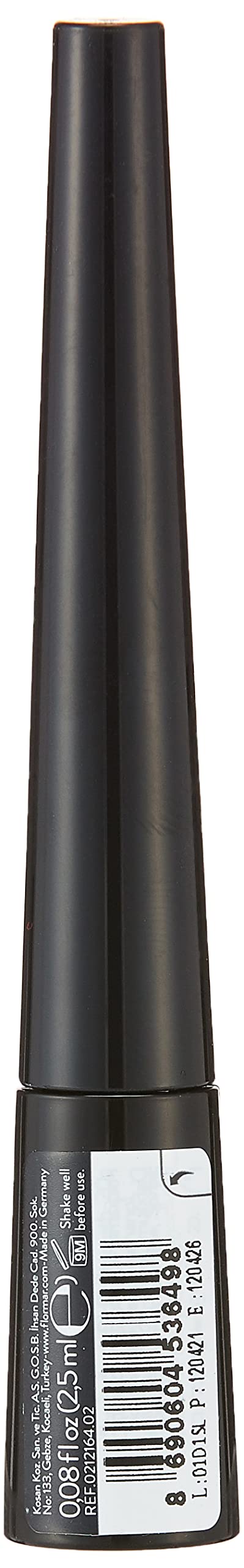 Flormar Suya Dayanıklı Parlak Dipliner Siyah Waterproof Dipliner 001 Black (3 paketi)