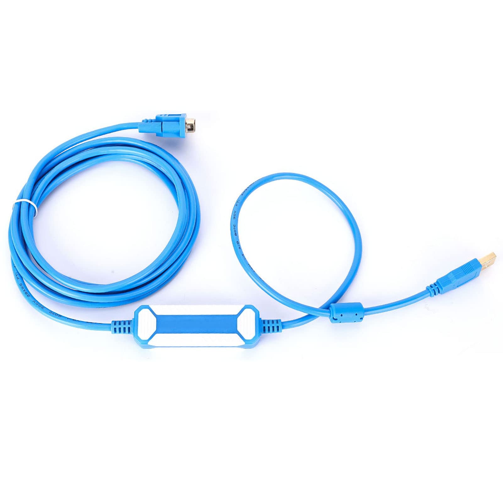 Adaptador Serial PLC Cable Programación Compatible CQM1H CPM2C Series Conector DB9 Puerto Serial Industrial para Automatización Controladores