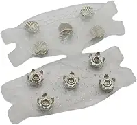 Grampos de gelo para botas antiderrapantes, picos de neve, aderência, grampos de tração para montanhismo