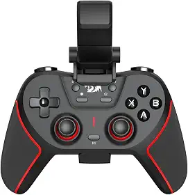 Controle Gamer Redragon Sempiten Preto e Vermelho com Suporte para Celular G712