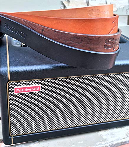 Leather Strap Saddle Positive Grid Guitar Personalize Compatible with Spark Amp4