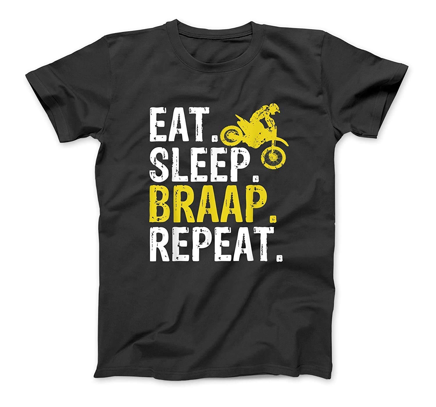 Funny Eat Sleep Braap Repeat Braap Dirt Bike T-Shirt Sweatshirt Hoodie Tank Top For Men Women Kids