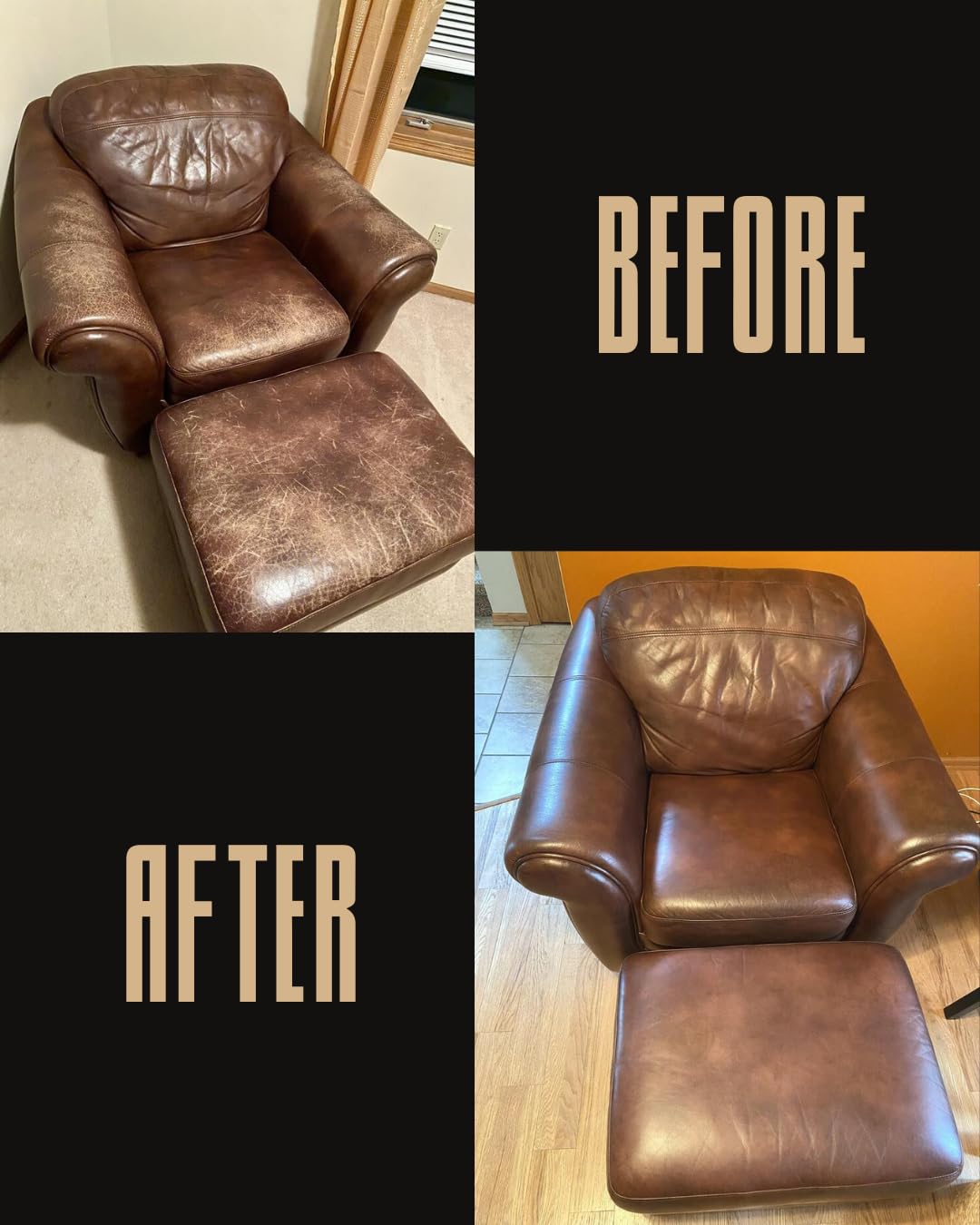 Blackrock Leather N Rich 16 oz Leather Cleaner & Conditioner, Premium 2-in-1 Care, Made in USA – Leather Balm for use on Furniture, Car Interiors, Saddles & Horse Tack, Shoes, Bags, and Jackets