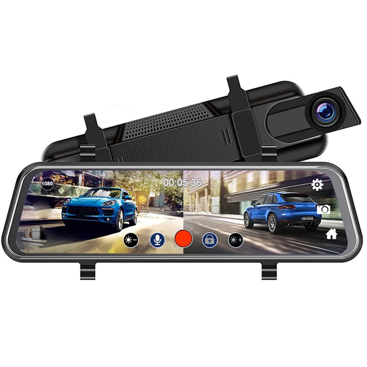 Amazon.com: QTXYQOX 10'' Mirror Dash Cam Front＋Rear for Toyota