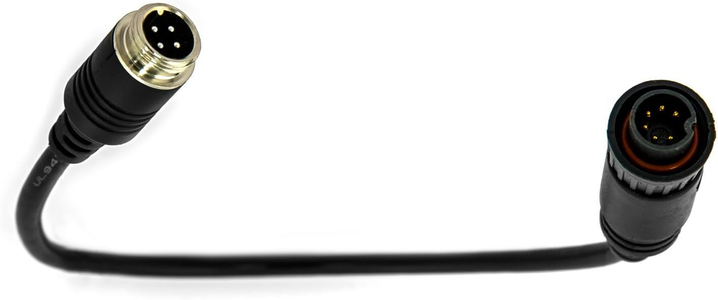 Carmedien Adapter Cable for Waeco Rear-View-Camera AV A/V Video Audio rearview mirror backup system