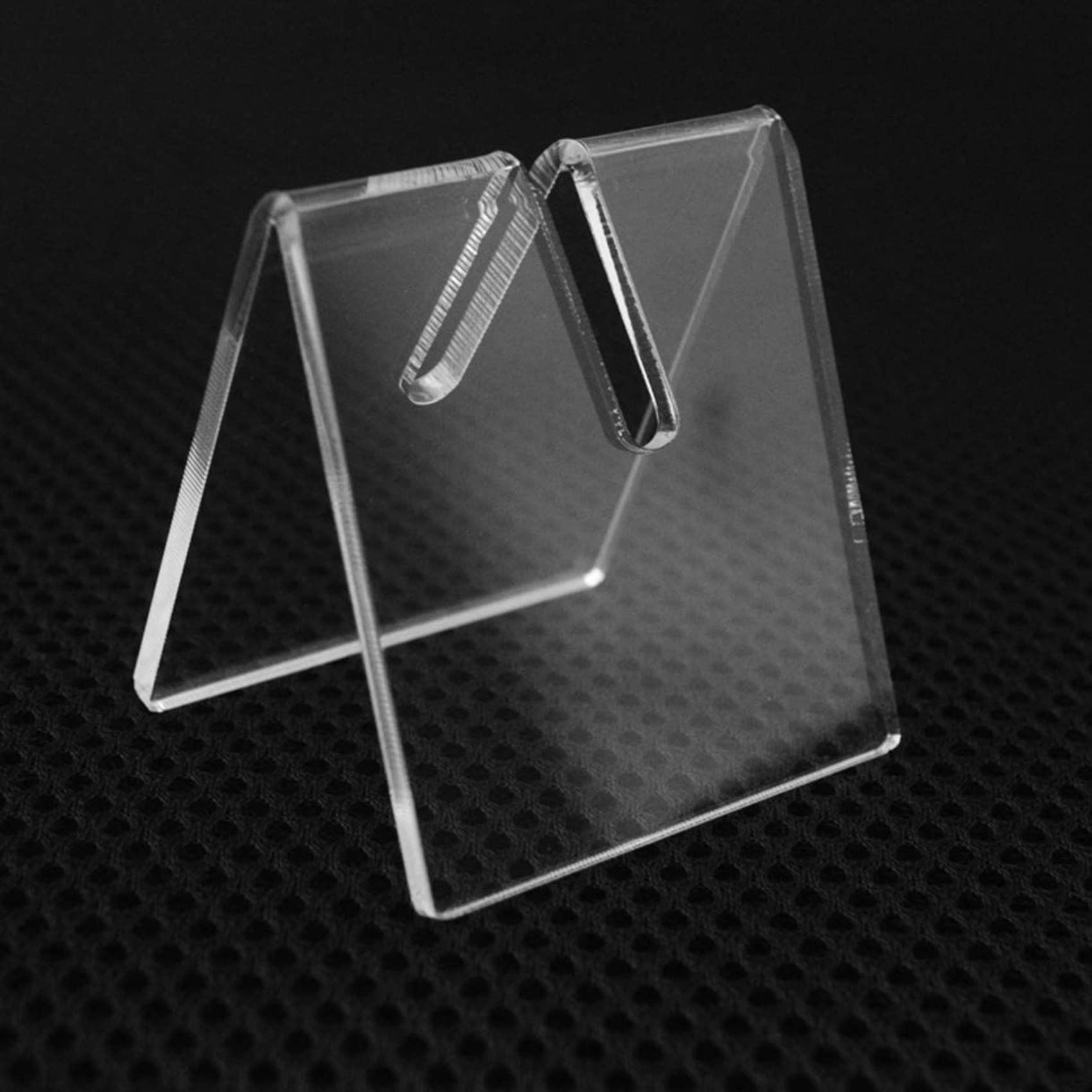 Lot de 20 présentoirs pliables en acrylique transparent pour couteaux de cuisine ou objets de collection