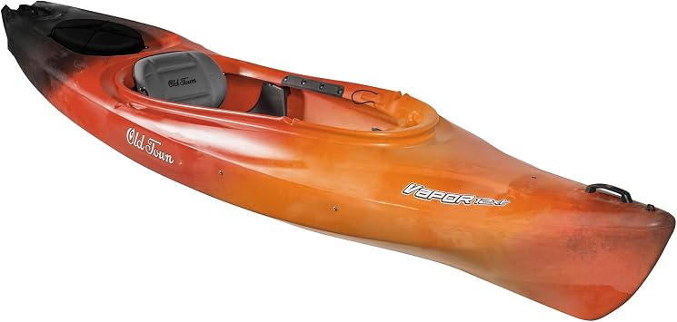 Old Town Vapor 12XT Solo Sit-Inside Recreational Paddle Kayak, 12 ft