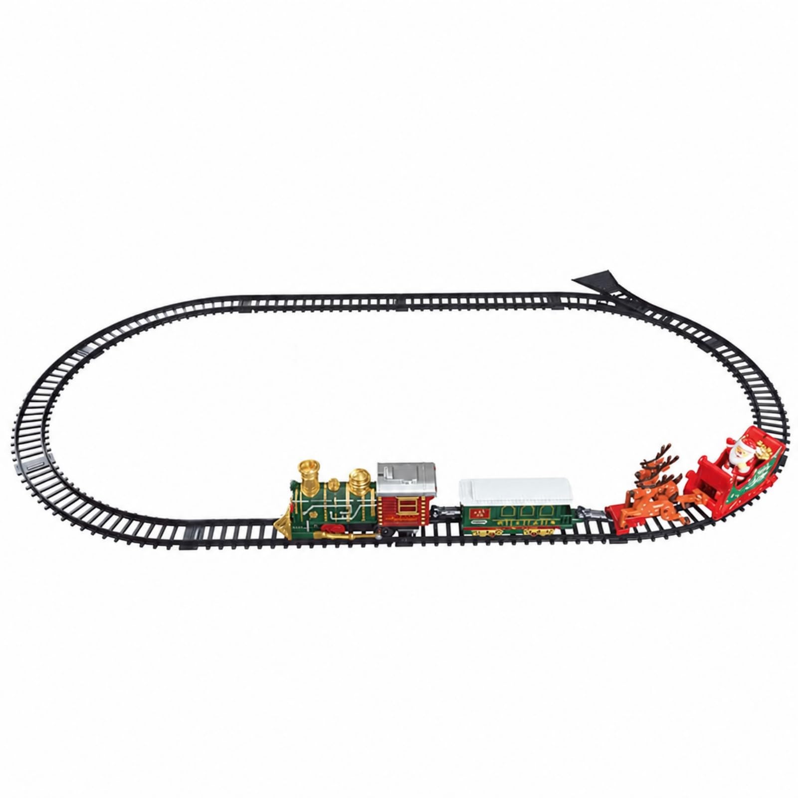 Qianly Ferrovia Gioclo Interattivo Trenino con e per Bambini da 4 a 6 Anni, Area Giochi