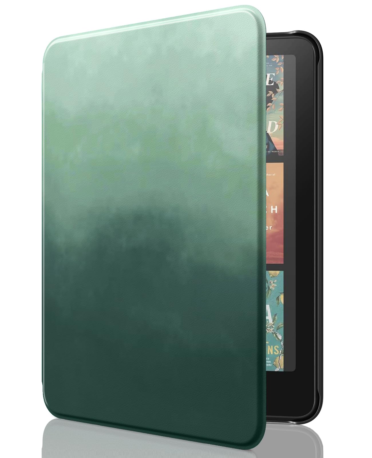 MoKo Case for All-New 7" Kindle Paperwhite(12th Generation-2024) and Kindle Colorsoft Signature Edition 2024, Lightweight Shell Cover with Auto Wake/Sleep for Kindle Paperwhite 2024, Pine Green-image-45