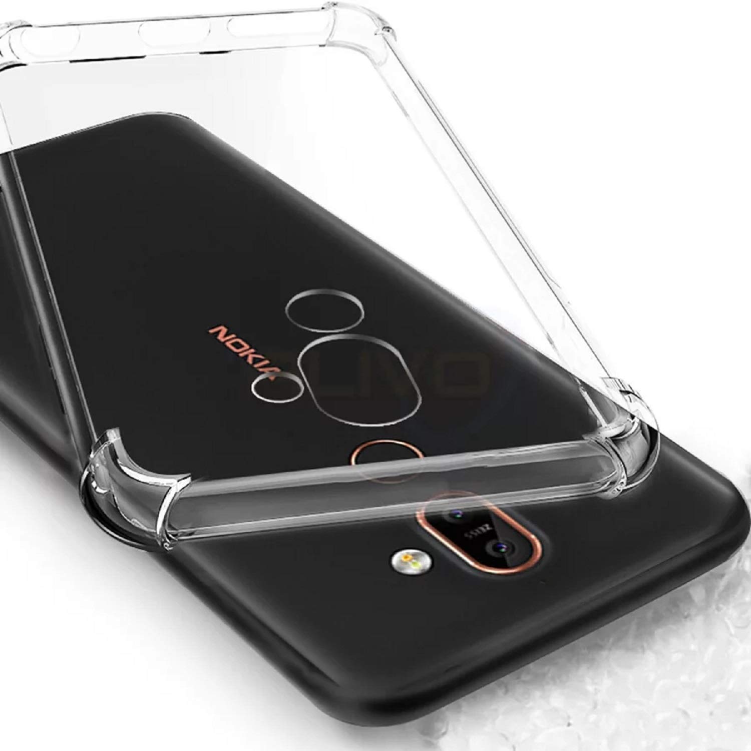 ANKIRANT Back Case Cover for Nokia 8.1 (Bumper Corner Soft Silicon Flexible Shockproof Camera Protection Cushioned Edges Crystal Clear Mobile Cover) - Transparent (B08F477HG4) Amazon Price History, Amazon Price Tracker