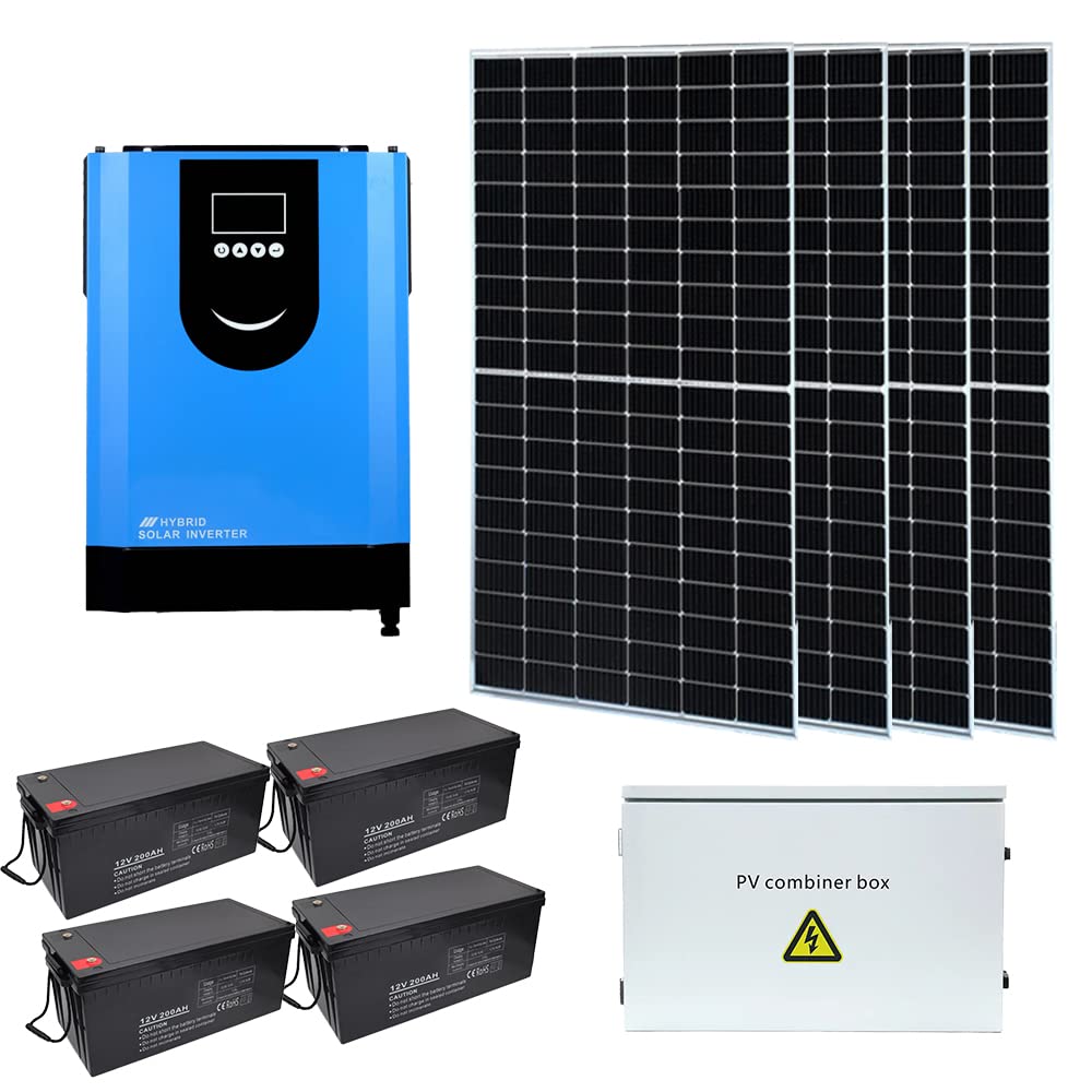 Buy NOVAL 10kWh/Day Complete Solar Panel Sets 5KW Off Grid System for