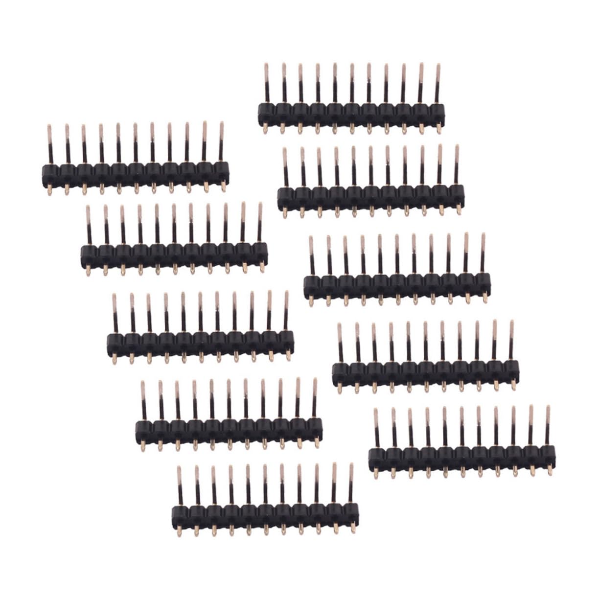 Conectores macho pines de precisión Gatuida 10 piezas para guitarra eléctrica 3