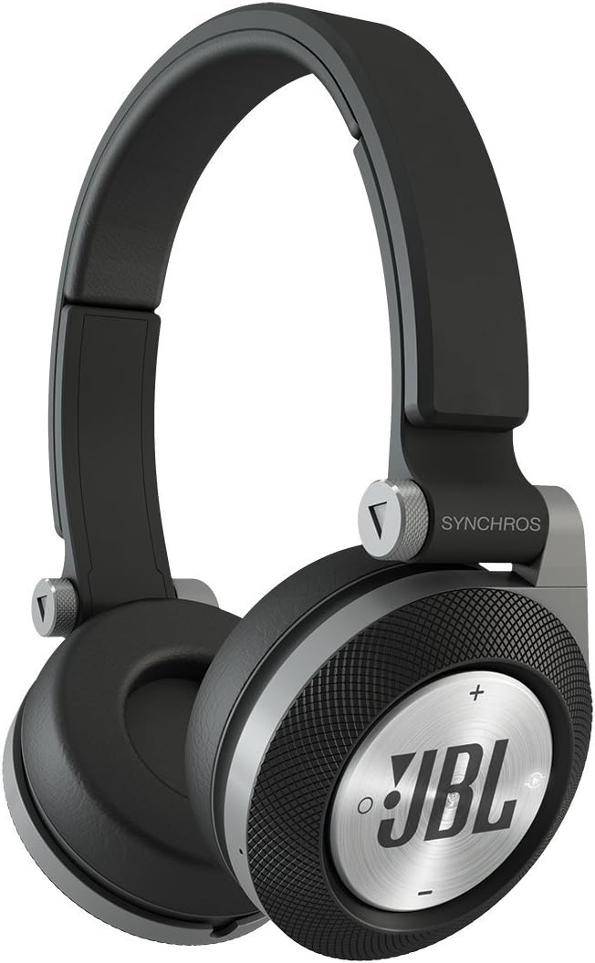 JBL Synchros E40BT, Bluetooth, On-Ear Headphones with JBL Signature Sound, Purebass Performance, Wireless Shareme Music Sharing and a Superior Fit, Black
