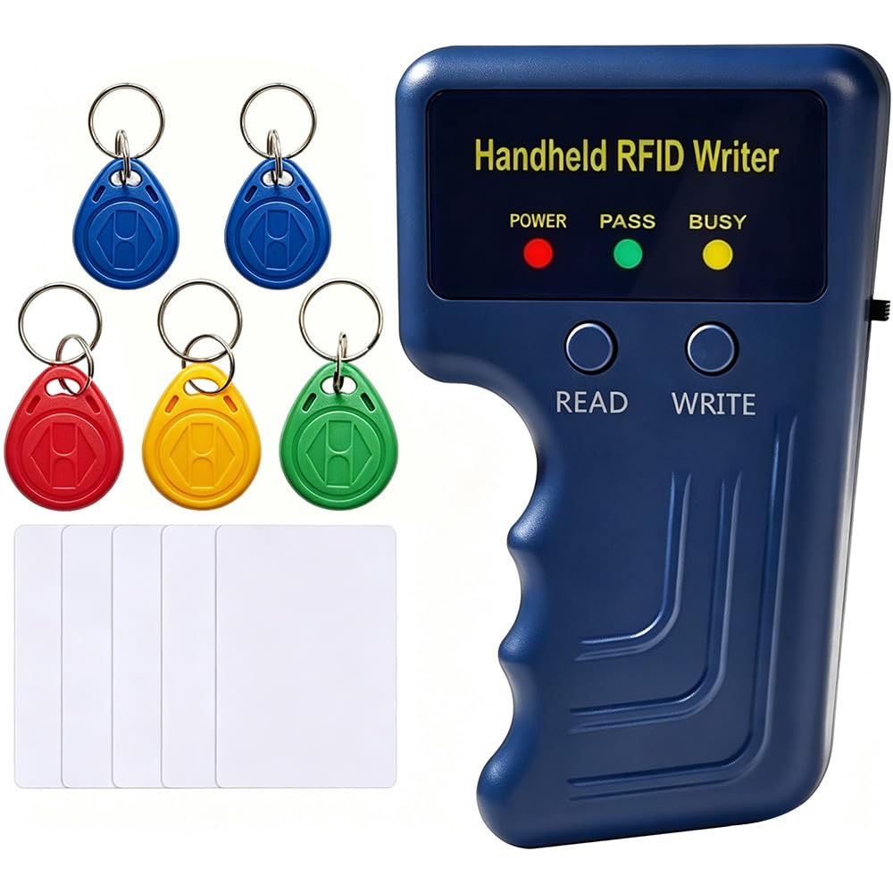 Photo 1 of FIYYIA 125kHz RFID Reader Writer with 10 T5577 Keyfobs