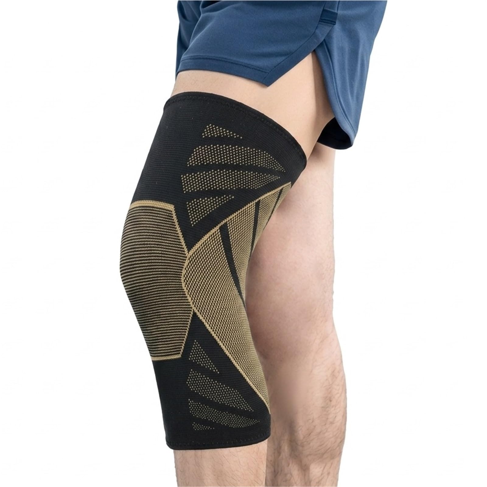 Genouillère de compression pour soulager et soutenir les douleurs arthritiques - Protection articulaire professionnelle pour la course à pied, le sport et la musculation - Homme et femme - Mancho