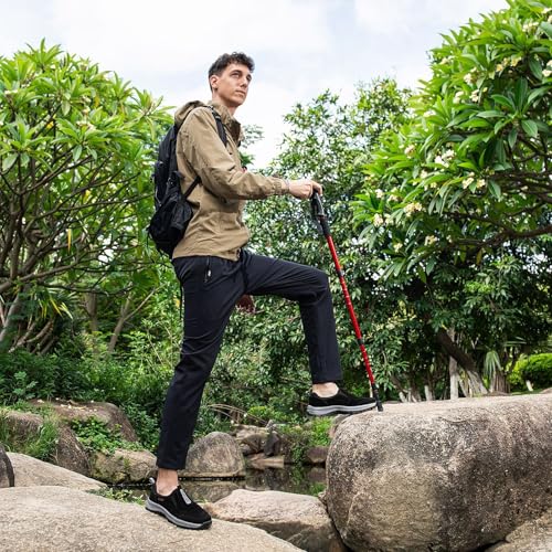 Men's Hands Free Slip in Loafers Walking Shoes for Men Slip on Casual Shoe Comfortable Breathable Hiking Working All-Terrain Ankle Boots Trekking4