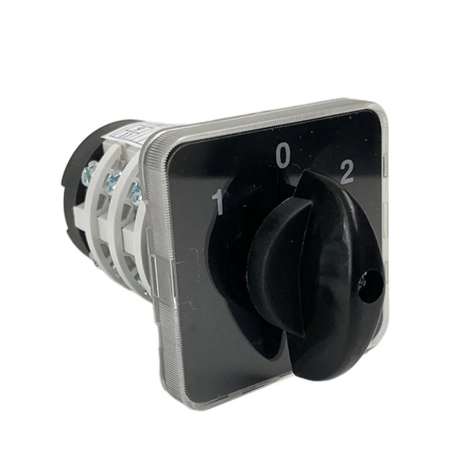 Interruptor de Leva YMZ12-20/3, eléctrico, de 3 Posiciones, con Contacto Plateado, con Enclavamiento, 20 A, 690 V, Control de 3 Polos, Interruptor de Transferencia rotativo