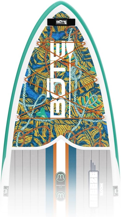 BOTE 11' FT 6" Breeze Aero Inflatable Stand Up Paddle Board, MAGNEPod Compatible Blow Up iSUP Great for Adults Kids Family Travel Friendly Multiple Sizes Color Options
