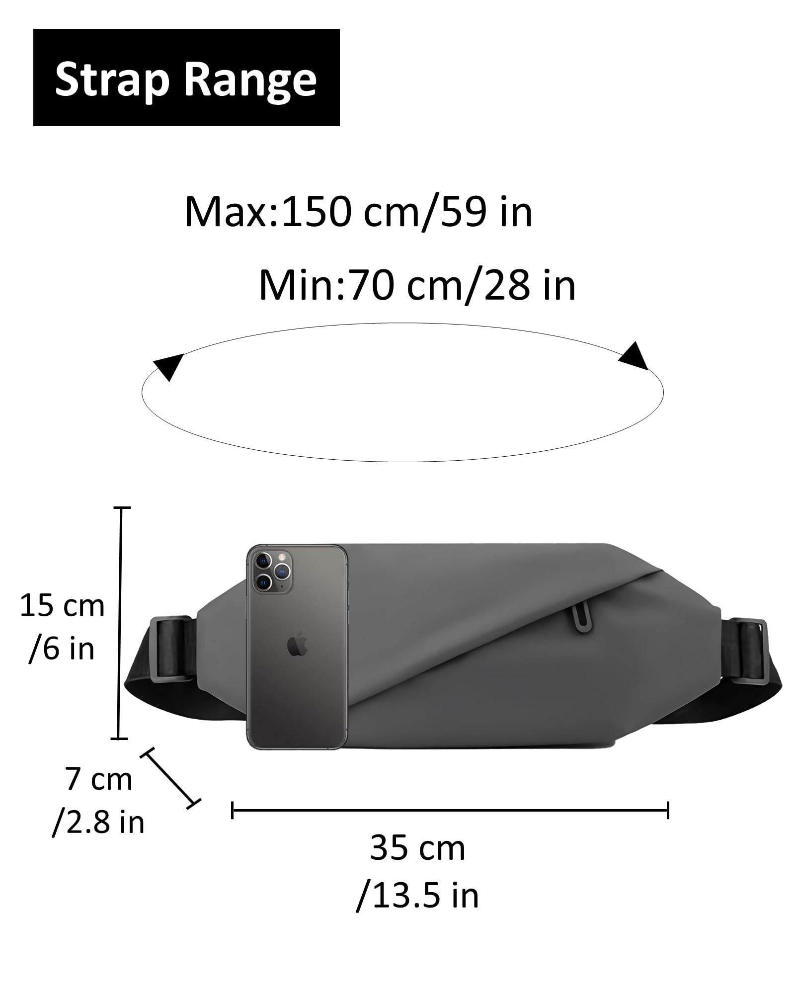 TODREMOU Bum Bag Bumbag Bumbags Anti Theft-Ladies Waterproof Women Bags Men Fanny Pack PU Leather Festival Waist Large Travel Safe - Image 4