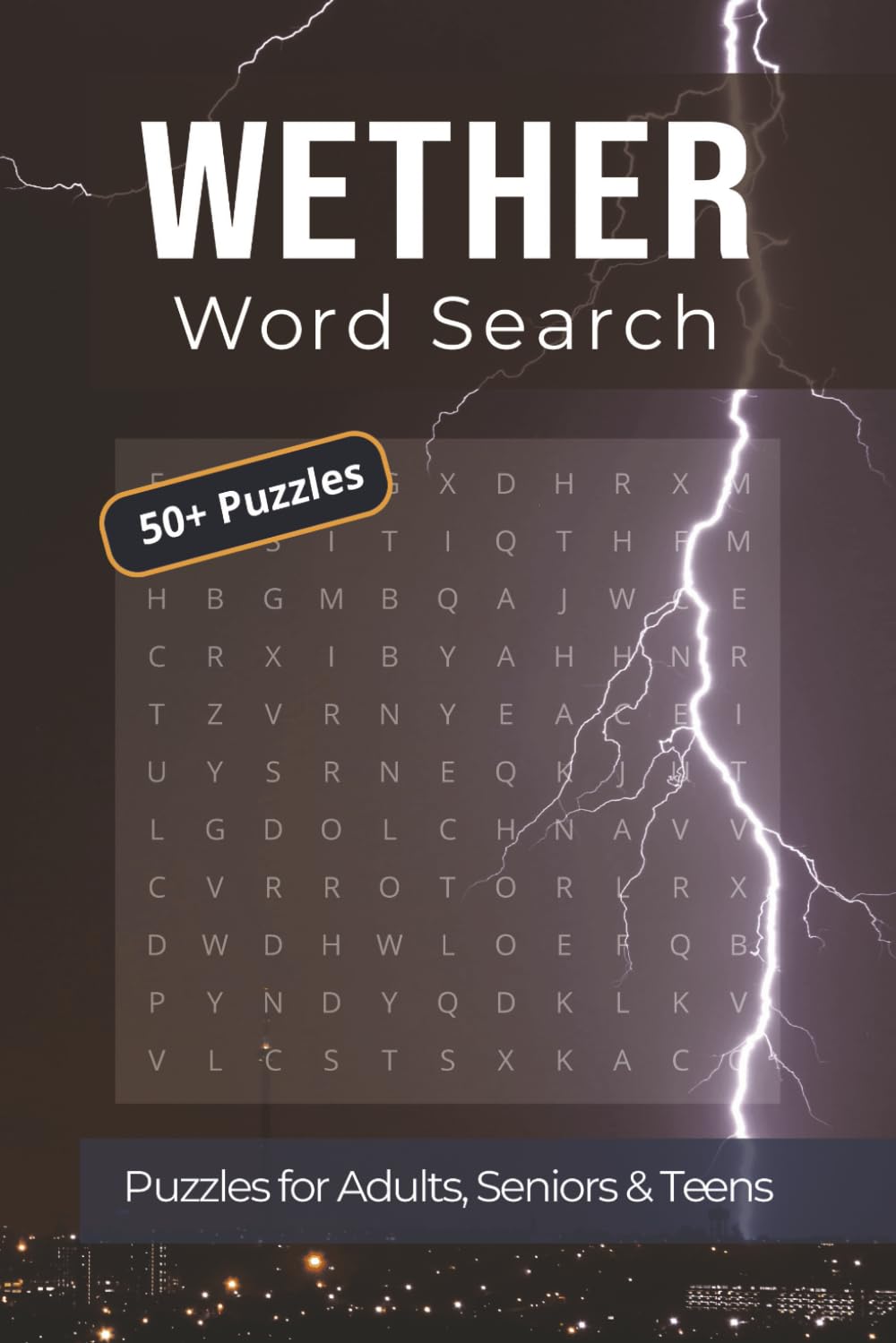 Weather Word Search Puzzle Book: Word Searches with Easy to Read Print about Weather, Meteorology, Climate, and More | 6x9 inches, 110 pages | 50+ Puzzles … Gift for Vacations, Holidays and Free Times