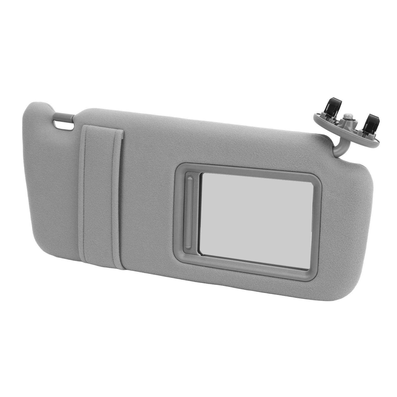 Generic 2007-2011 pour Pare-Soleil Absorbant la Lumière, 1 Paire de Pare-Soleil Gris avec Miroir pour côté Conducteur Gauche