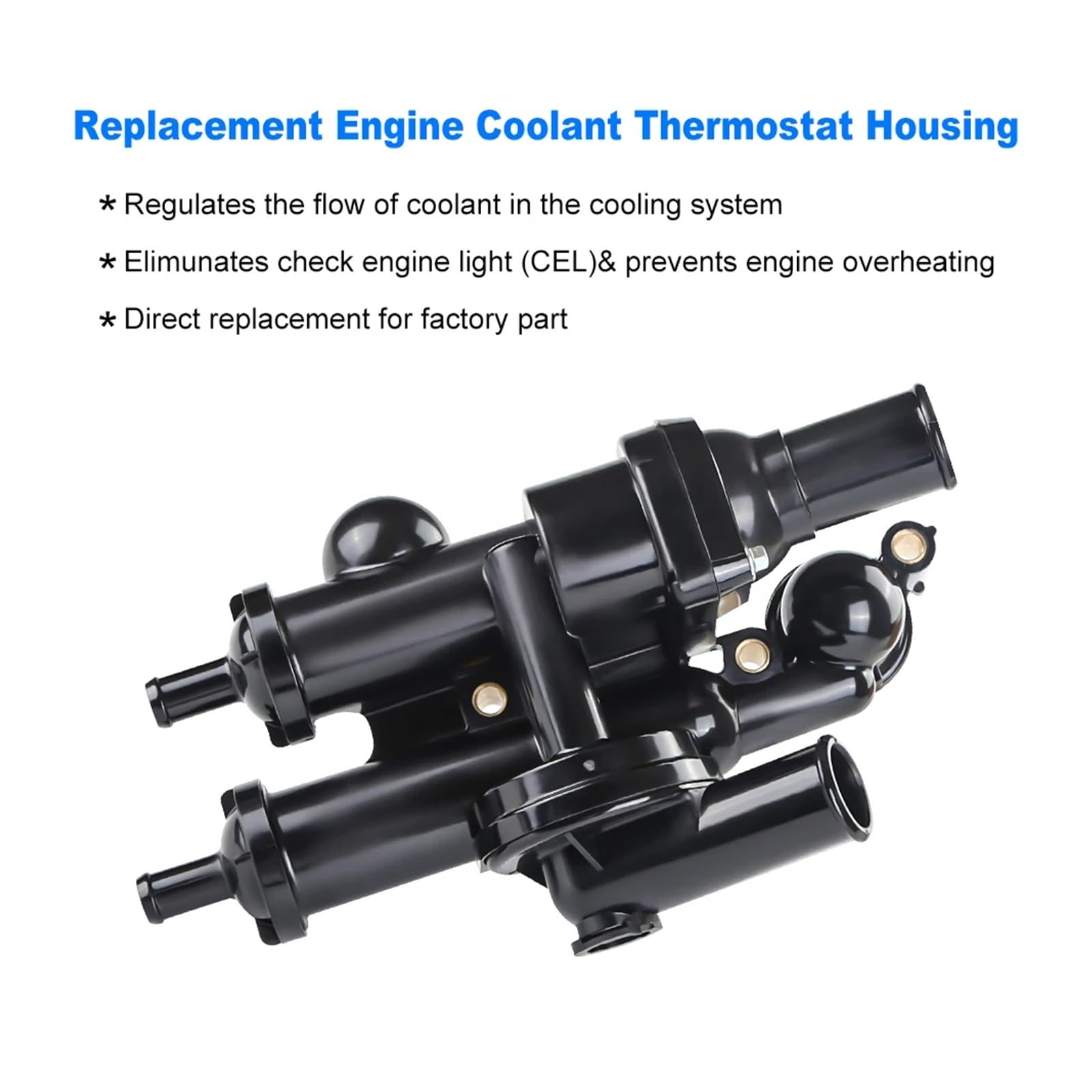 Termostato dell'auto Compatibile con Chrysler per 200 per Sebring 902-319 Kit di Montaggio Alloggiamento Termostato Auto Alloggiamento Termostato Liquido di Raffreddamento