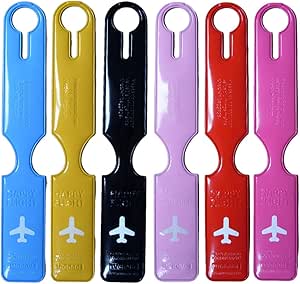 6 Pi ces tiquettes Pour Valises Avion tiquettes Bagages PVC 6-pi-ces-tiquettes-pour-valises-avion-tiquettes-bagages-pvc