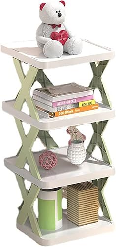 LÜZHONG 6 Tiers Narrow Corner Shoe Rack, Vertical Shoe Tower, Space Saving DIY Free Standing Shoes Storage Organizer for Small Entryway, Closet,