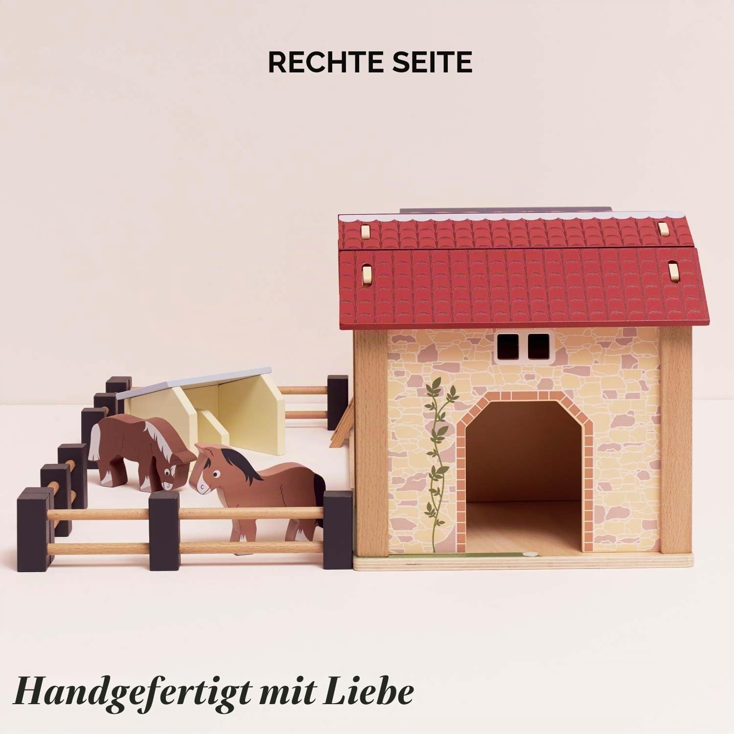 Le Toy Van – Pädagogische Bauernhof & Tiere-Sammlung aus Holz | Bauernhof-Spielset aus Holz | Für Mädchen & Jungen | Geeignet für Kinder ab 3 Jahren