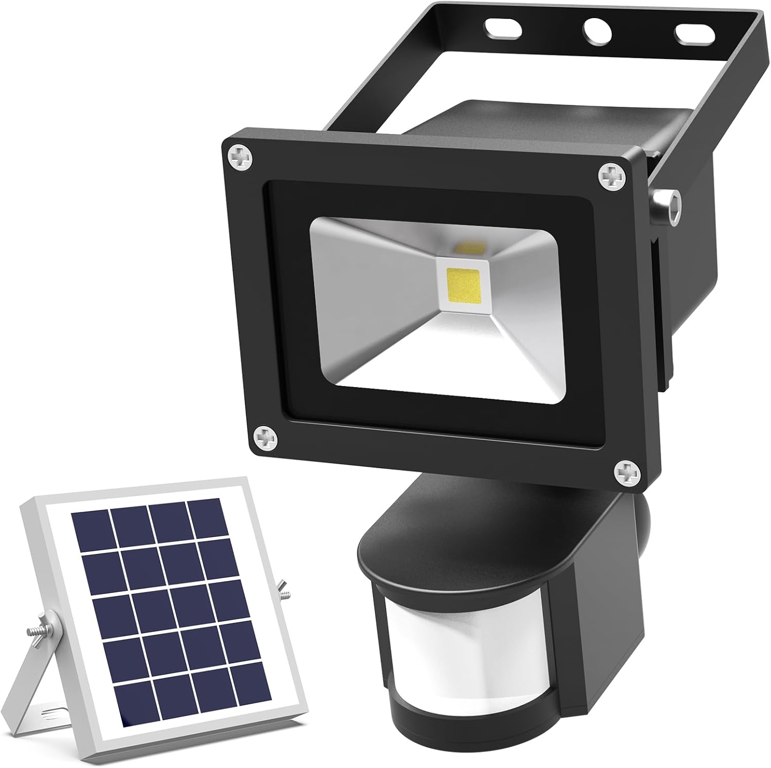 Solar Motion Lights Outdoor,10W LED Solar Flood Light with Motion