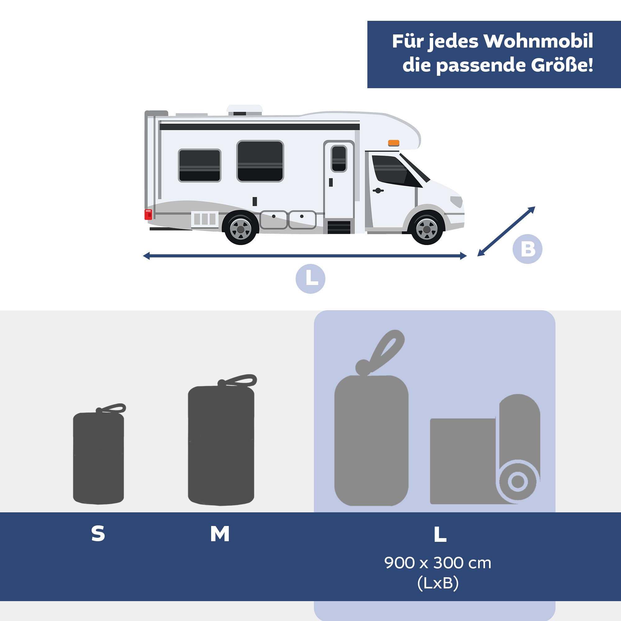 Bache Protection Camping Car Bache De Toit Caravane, 8.5 X 3 M /334,65 x 118,11 Tissu Oxford 210D Housse Protection Toit Oxford 210D