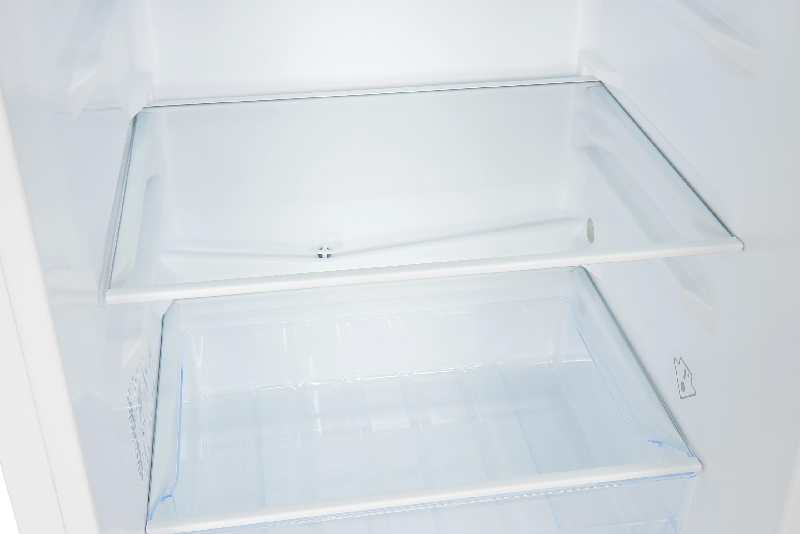 Exquisit® Frigorífico Combi, 175L, Clase E, Color Blanco, Cajón Verdulero, Estantes de Cristal, Altura Regulable, Tiradores Integrados, Luz LED, Consumo 195 kWh/año, Medidas 143,5x49x56,5 Cm.