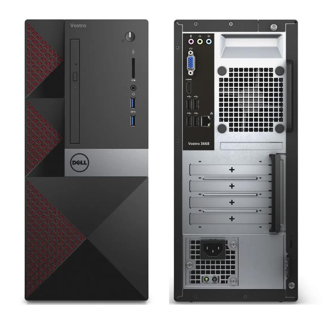 RefurbishedDell Vostro 3668 Mini Tower Desktop PC – Core i5-7400