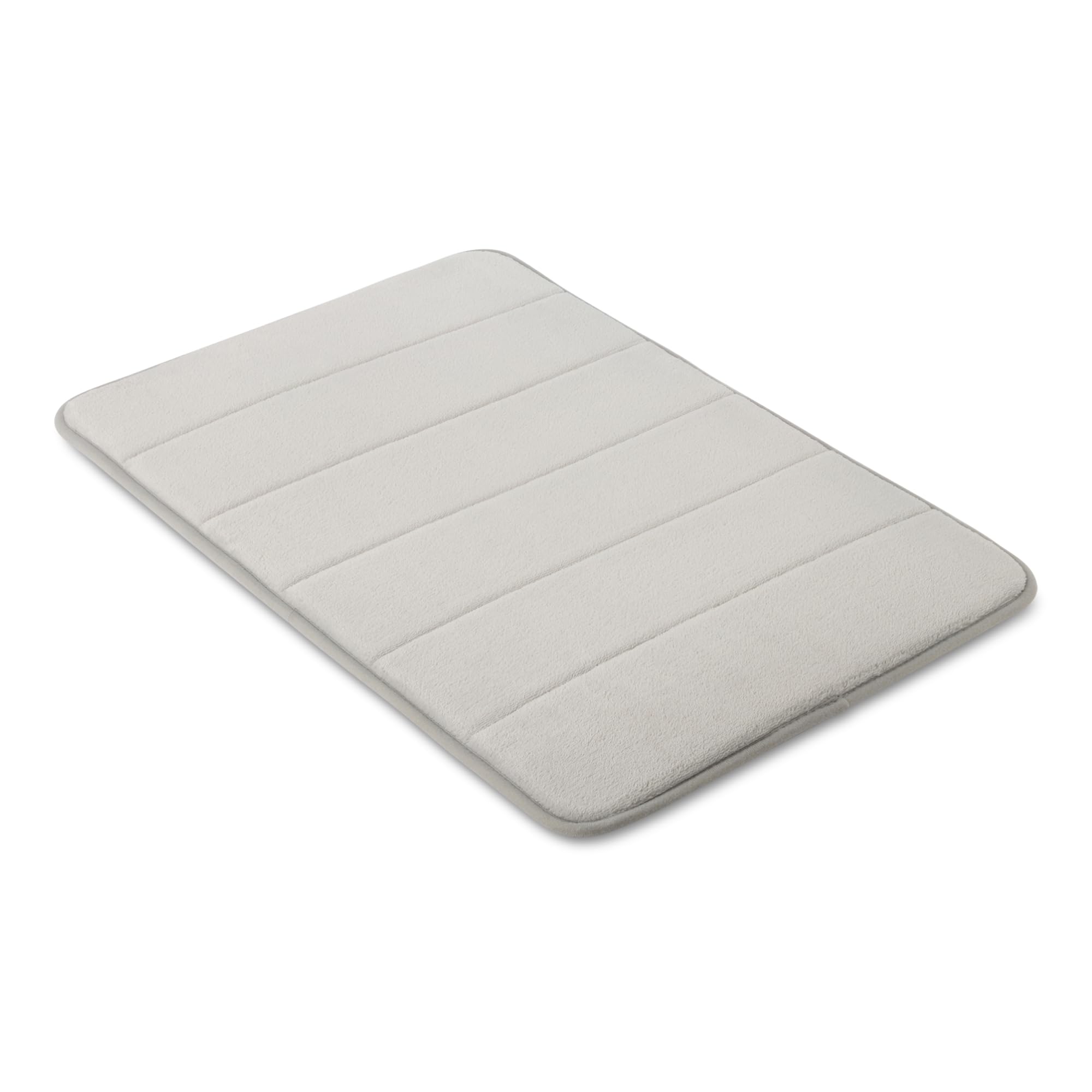 Tappeto Da Bagno Luxury Plus In Memory Foam, 61x43 Cm, Antiscivolo, Super Assorbente, Flanella Morbida, Asciugatura Rapida