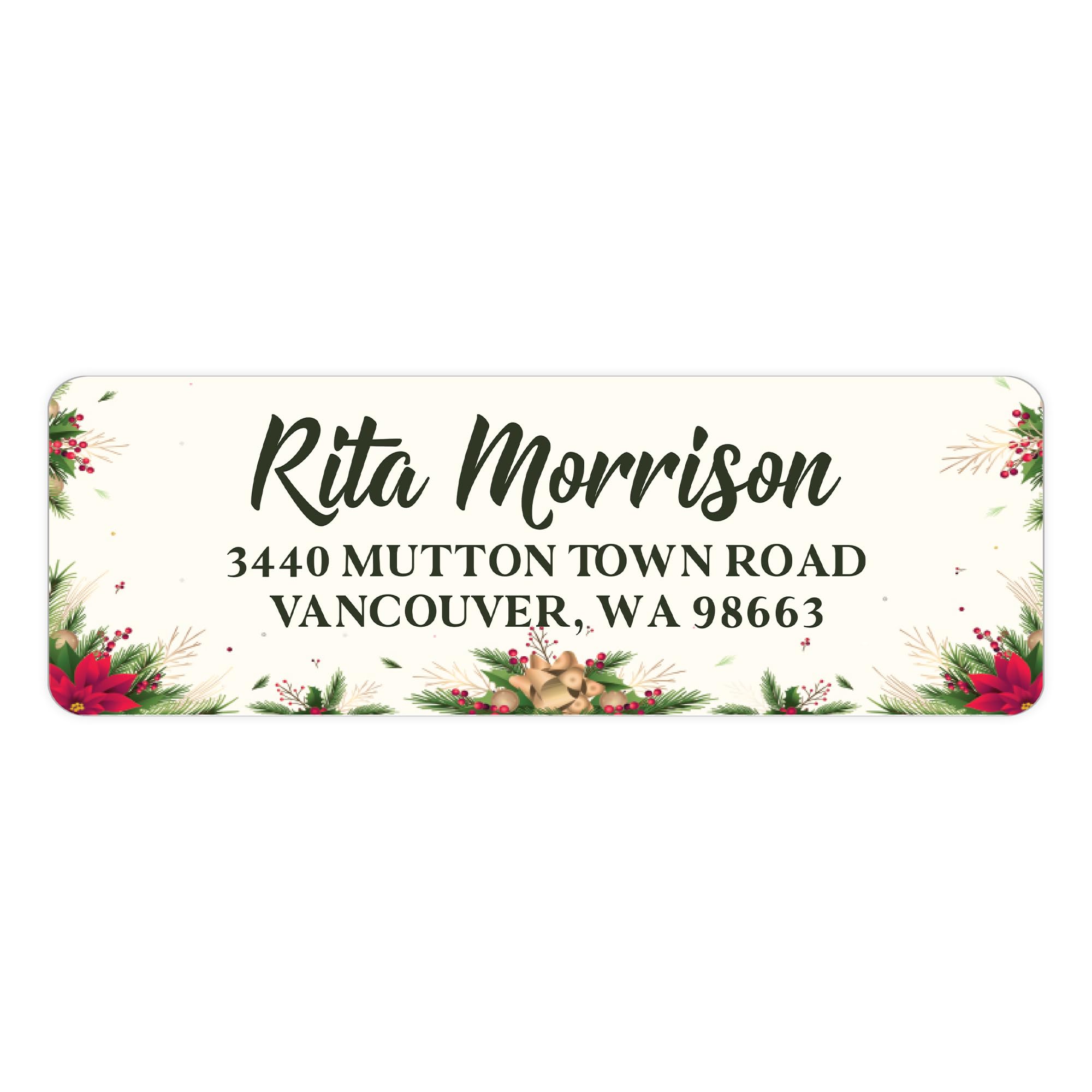 Custom Address Labels | Personalized Return Address Stickers | Printed Self-Adhesive Address Labels | Choose Your Design (30 Labels Per Sheet) (