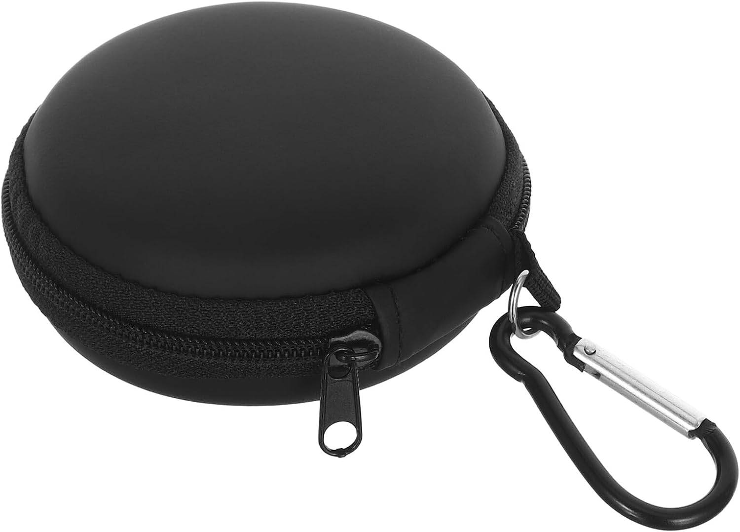 Portable Mini Cigarettes Ashtray with Lid and Keychain, Windproof Compact Car Ash Holder for Travel, Outdoor Camping, Smokers Pocket Ash Snuffer in Black