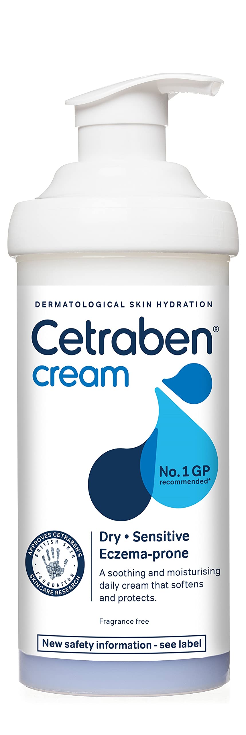 Cetraben Body Cream Moisturiser Perfect For Dry Sensitive and Eczema Prone Skin Dermatological Body Moisturiser 475ml