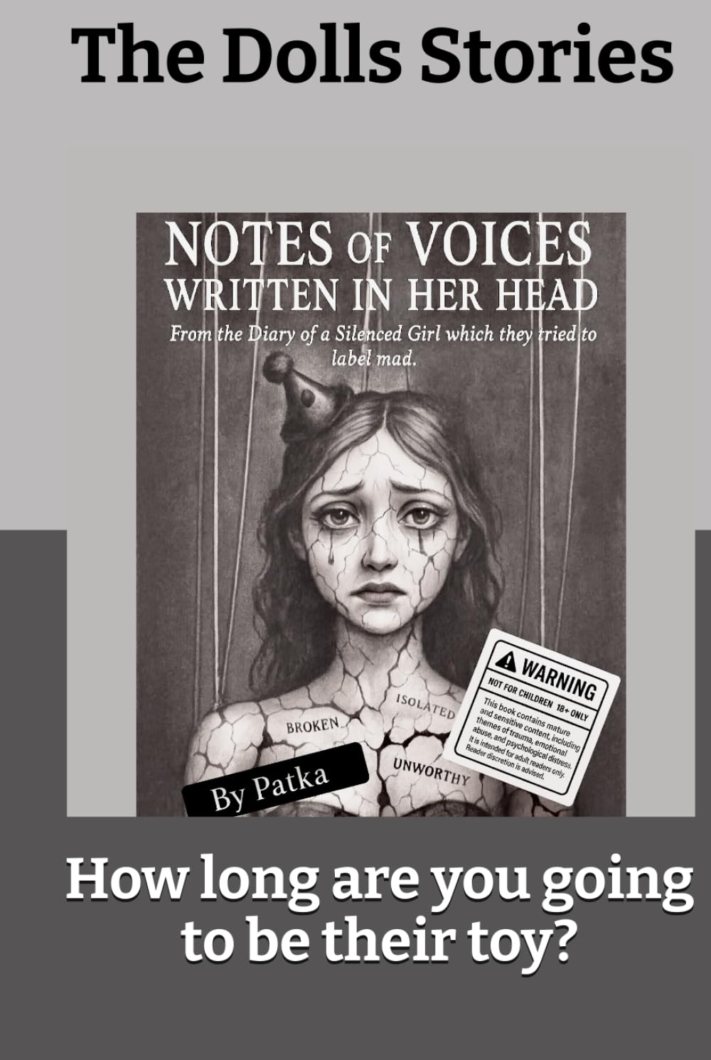 Notes of voices written in Her head (simple version): From a diary of a silenced girls which her tried to label mad (The Dolls Stories -(How long are you going to be their toy?))