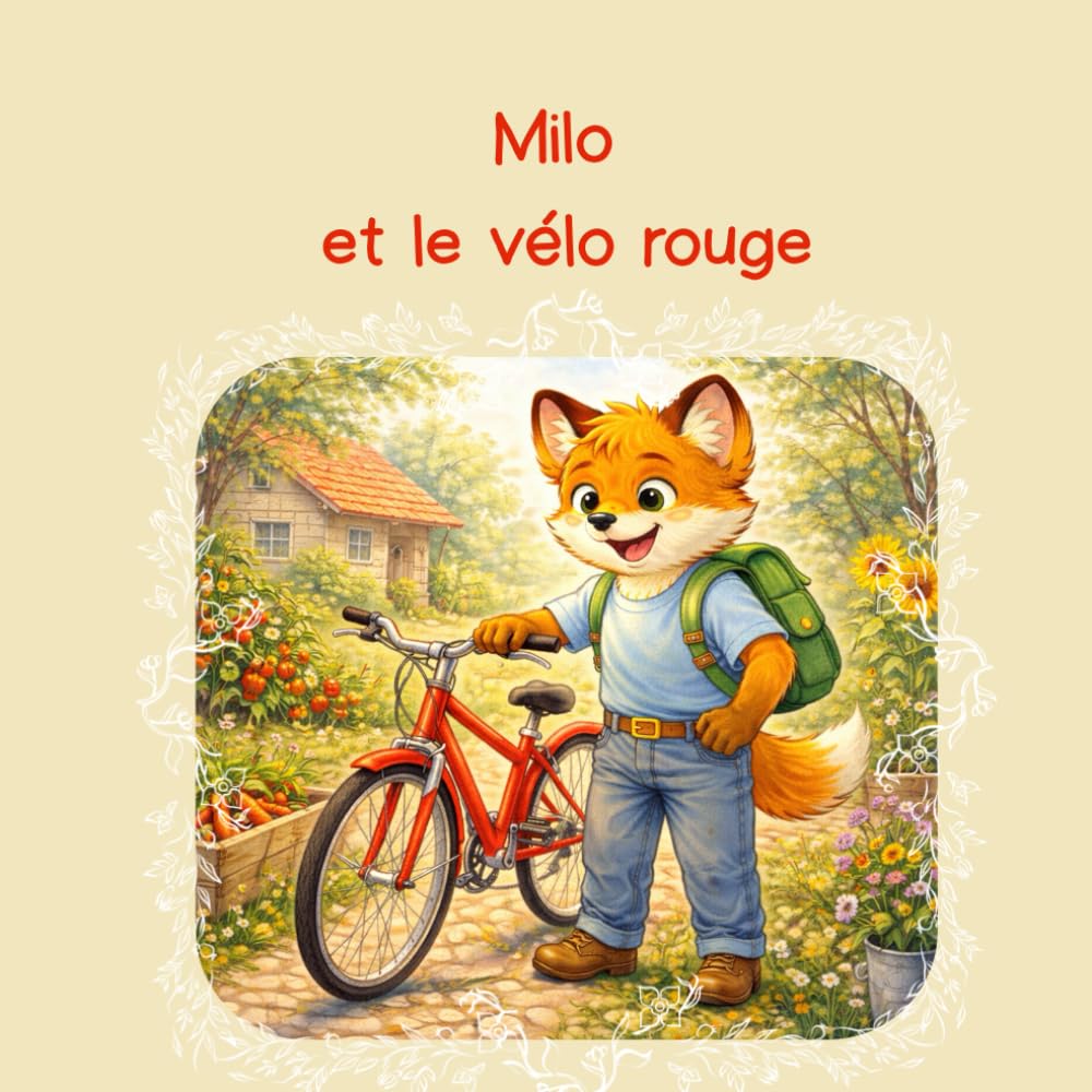Milo et le vélo rouge: Une histoire tendre pour apprendre la patience, l’effort et la valeur de l’argent