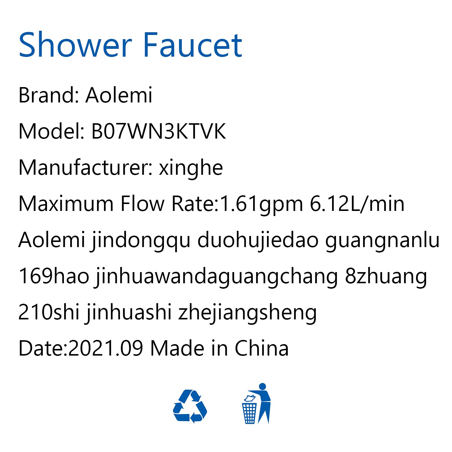 Buy Aolemi Floor Mount Bathtub Faucet Freestanding Tub Filler Matte